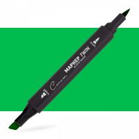 Маркер спиртовой Сонет "TWIN Brush" Зеленый Веронезе