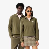 Свитшот Lacoste унисекс с застежкой-молнией с высоким воротом