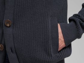 Кардиган прямого кроя из хлопка