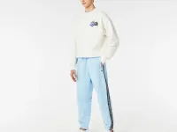 Спортивные брюки-джоггеры Lacoste в полоску с логотипом