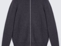 Кардиган на молнии с воротником-стойкой