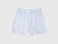 Текстильные боксеры в тонкую полоску, Голубой