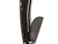 Складной нож Аляска, сталь дамаск, коллекционный фолдер, рукоять венге