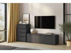 ТВ-тумба Кимбол 140x45 Черный
