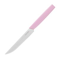 Нож кухонный для стейка Okroshka Salad 12 см, сталь 5cr15mov, рукоять пластик, розовый