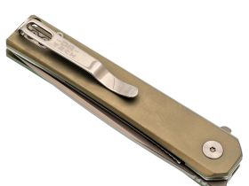 Складной нож Dr.Tech Urban D4286GR, сталь D2, рукоять TC4, зеленый