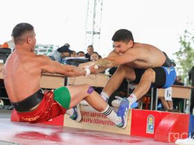 Завершились соревнования по мас-рестлингу и якутской вертушке на Играх Манчаары