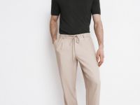 Брюки из лиоцелла, Бежевый