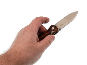 Складной нож Kizer Drop Bear, сталь Nitro-V, рукоять дерево