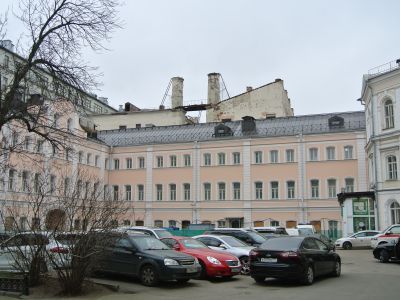 Носовское подворье, 1860-е гг., 1887 г., 1891 г., архитекторы Н.В.Никитин, Б.Г.Залесский, М.И.Никифоров