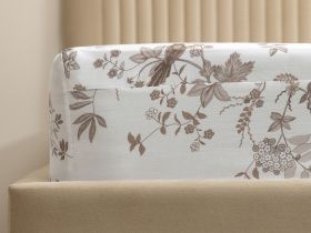 Простыня на резинке Сибилла (коричневый)