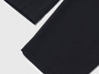 Брюки с защипами для девочек, Черный