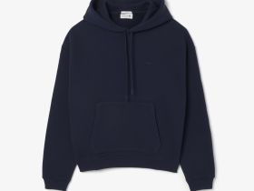 Хлопковый свитшот Lacoste унисекс свободного кроя