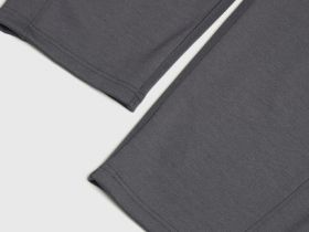 Трикотажные брюки с эффектом стирки для девочек, Серый