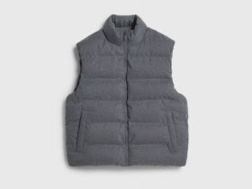 Стёганый утеплённый жилет, Серый