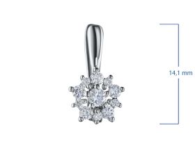 Серьги из серебра э0612сг10177200