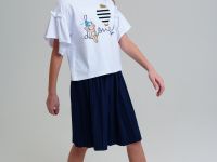 Фуфайка трикотажная для девочек (футболка)