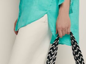 Блузка из конопляной ткани