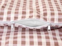 Постельное белье полукомплект Vichy, коричневое