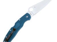 Складной нож Spyderco Police 4 LTW сталь K390, рукоять FRN голубая