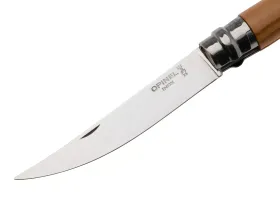 Филейный нож Opinel №10, нержавеющая сталь, рукоять оливковое дерево