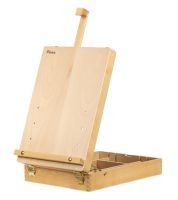 Мольберт настольный Pinax TE-06B с ящиком, большой, бук