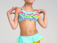 Купальный костюм трикотажный для девочек