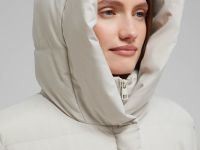 Длинный пуховик с натуральным пухом