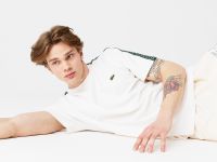 Мужская футболка Lacoste свободной посадки