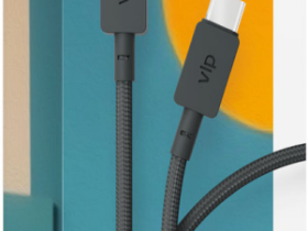 Кабель VLP Nylon Cable USB-C / USB-C 1,2 м Чёрный