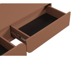 ТВ-тумба подвесная Блест 140x22 Терракотовый