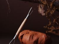 Пластилин скульптурный Малевичъ 500 г, терракотовый, мягкий