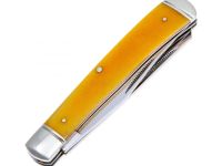Нож складной Cold Steel Trapper, сталь 8Cr13MoV, рукоять кость, желтый