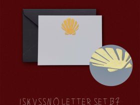 Набор для письма ISKVSSNO Shell (ракушка) B7