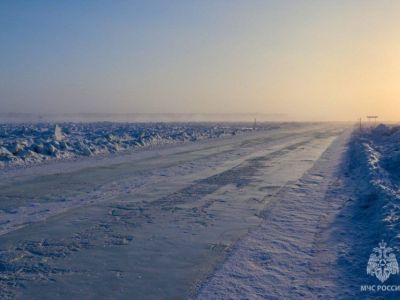 В Томпонском районе открыли ледовую переправу Хандыга — Мегино-Алдан