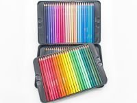 Набор карандашей масляных Brutfuner 72 цв, деревянные, заточенные, в черной металлической коробке