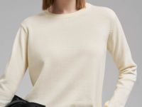 Джемпер полуприлегающего кроя из хлопка