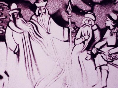 Сказка с органом и песочной анимацией. Двенадцать месяцев (Петрикирхе)