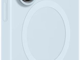 Чехол Samsung Silicone Magnet Case S26 Ultra голубой