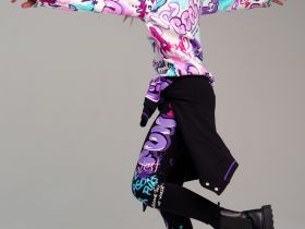 Брюки трикотажные для девочек (легинсы)