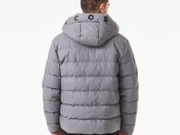 Мужской стёганый пуховик Lacoste с капюшоном