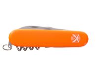 Нож перочинный Stinger 90 мм, 4 функции, оранжевый, в блистере