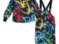 Комплект текстильный с полиуретановым покрытием для мальчиков: куртка, полукомбинезон