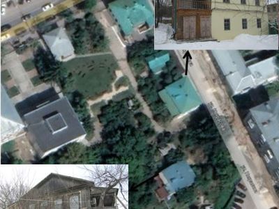 Усадьба Пыпиных. Здесь в 1828-1845 гг., 1851-1853 гг., 1889 г. жил писатель и философ Н.Г. Чернышевский