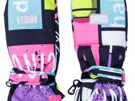 Варежки текстильные для девочек