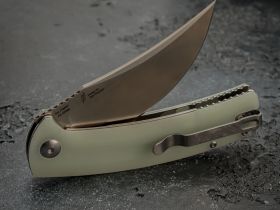 Складной нож Artisan Arroyo, сталь AR-RPM9, G10 Green