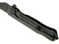 Складной нож LionSteel MT01B BW, сталь M390, рукоять Black titanium