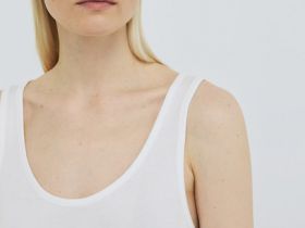 Майка свободного кроя, Белый