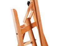 Мольберт напольный Лира с наклонной штангой Гамма "Студия", 65,5*85*164(225) см, бук