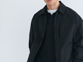 Куртка-рубашка на молнии, Черный